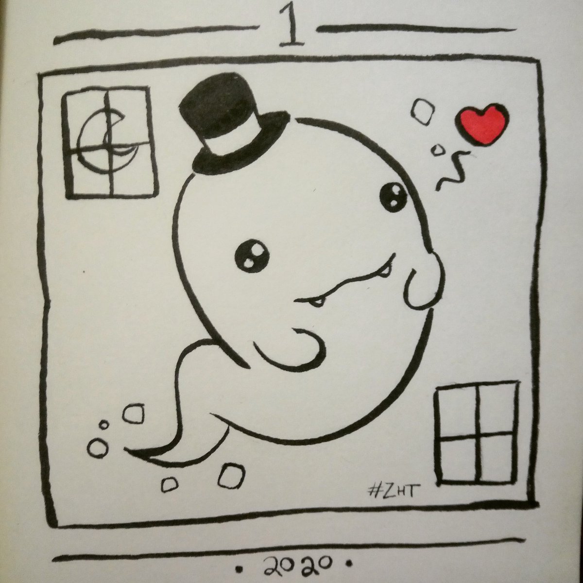 zephtodev's tweet photo. As part of my 7th Twitter Anniversary I will draw 7 little images of random thins. If you want to choose the next, follow me and wait for a survey! #drawing #ghost #twitter #ZHT #ZuperHugoTime #inkdrawing #mexicandev #indiedeveloper #FelizMartes #MyTwitterAnniversary https://t.co/DtFSqvVtBZ