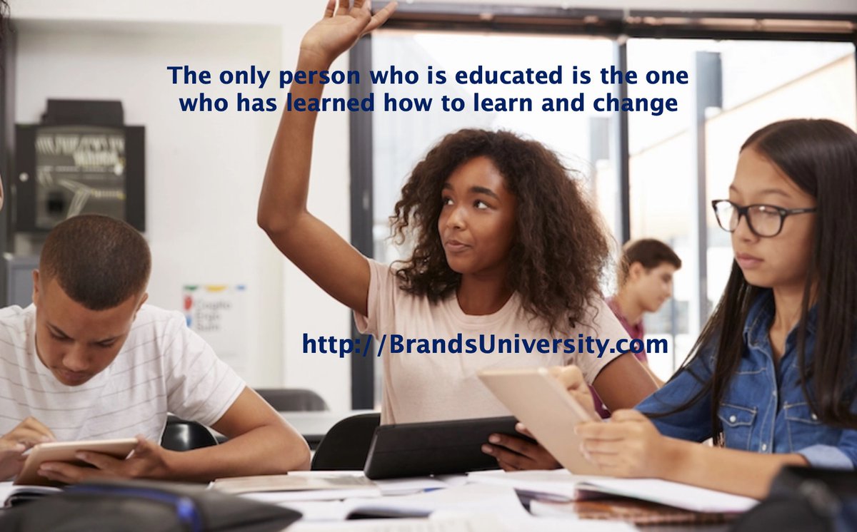 The only person who is educated is the one who has learned how to #learn and #change🎓#happy #BrandsCollege #BrandsUniversity #LearnDivision✌️