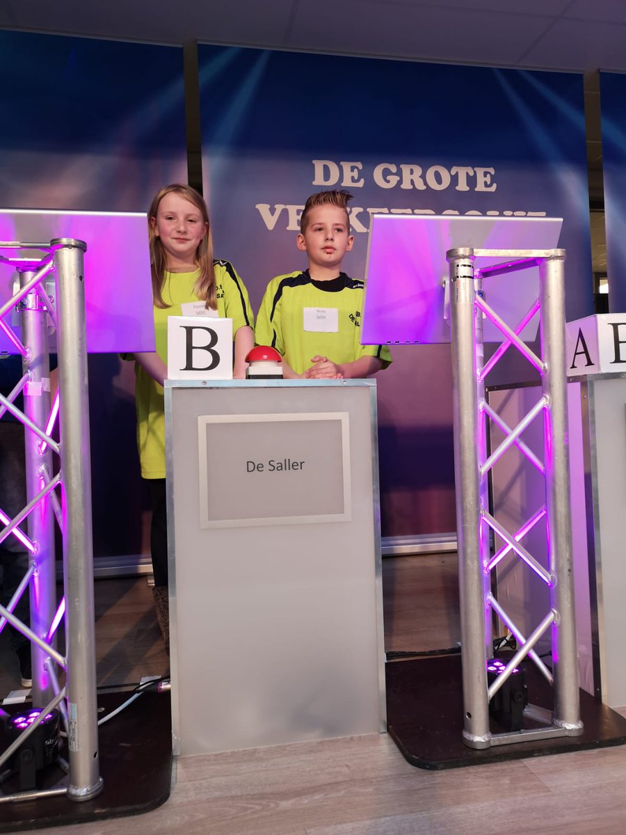 obsdesaller's tweet photo. Onze kanjers van groep 6 zijn vierde geworden bij de Grote Verkeersquiz Losser. #talentontwikkeling #goed #zapplive https://t.co/cZYz8tg8Xd