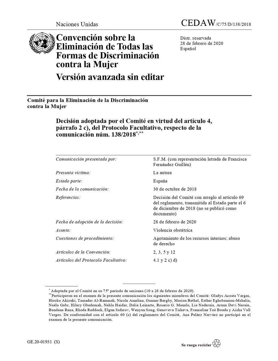Observatorio Violencia Obstétrica tweet media