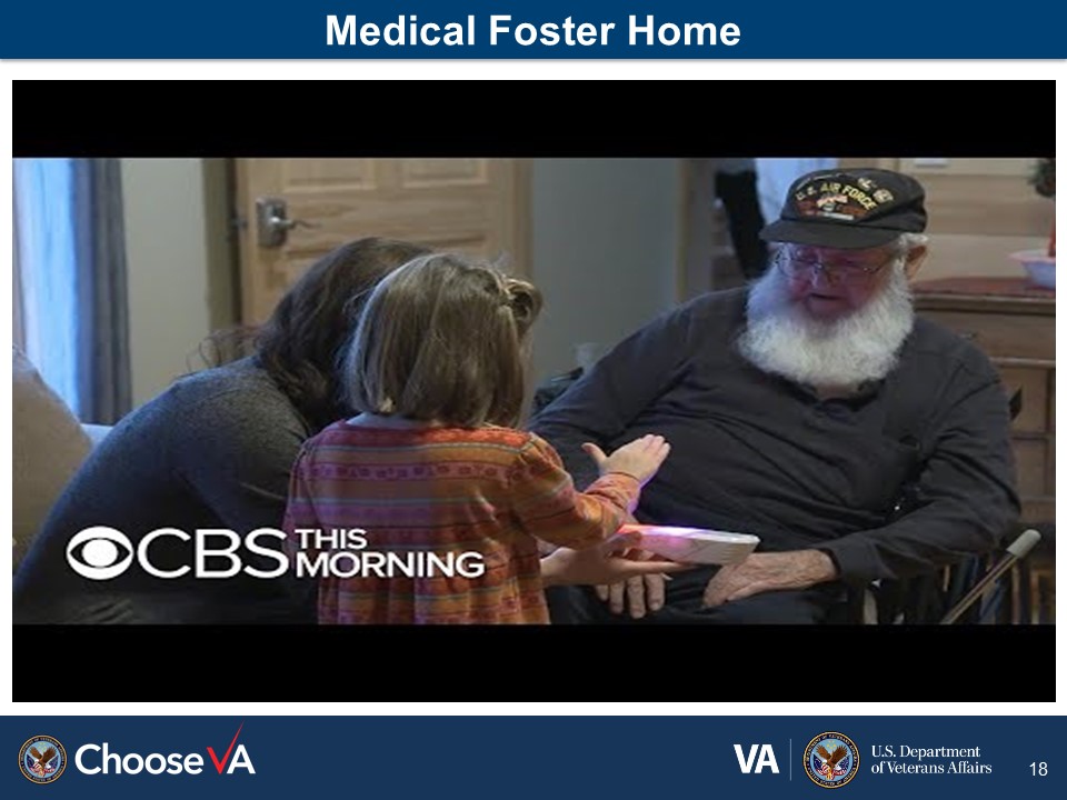 moneytalk1's tweet photo. #MFLNPF Long-Term Care webinar: Great video about the VA Medical Foster Home program as an alternative to nursing homes. https://t.co/6cI35Cyh0j