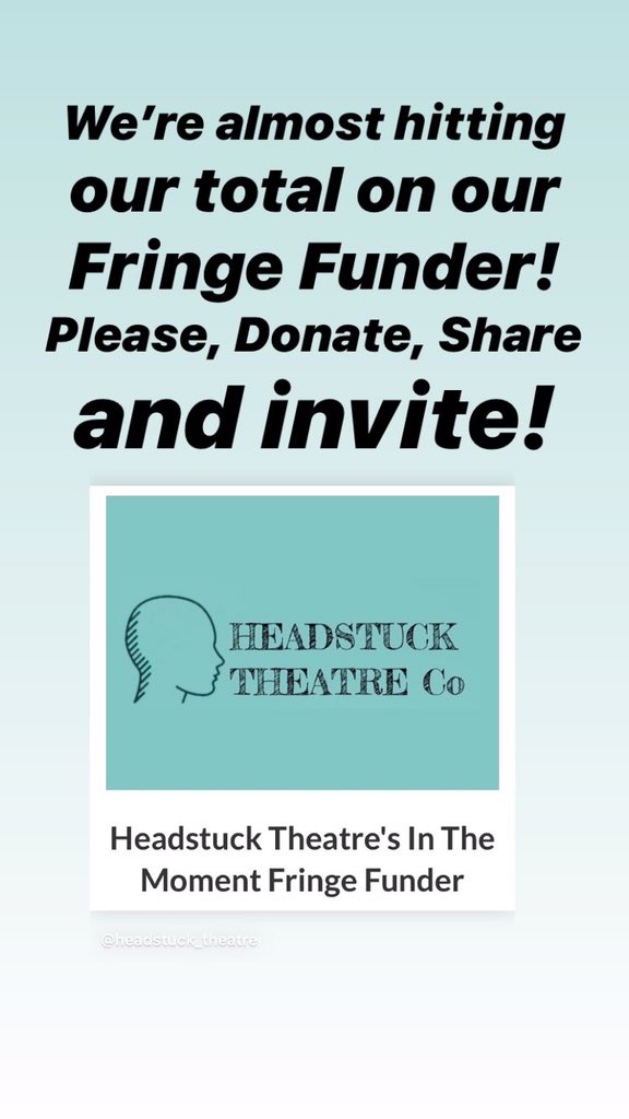 HeadstuckT's tweet photo. https://t.co/kJQPOq576C
#fringefunder #theatre #fringetheatre #fundraising #gmfringe #liverpoolfringe https://t.co/5JLoYToOaY