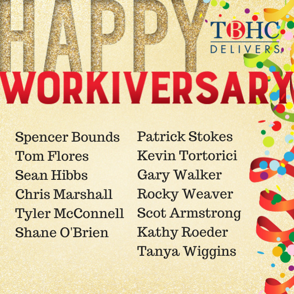 TBHCDelivers's tweet photo. Happy workiversary! We’re proud to have you on our team. https://t.co/np3QChjeEz