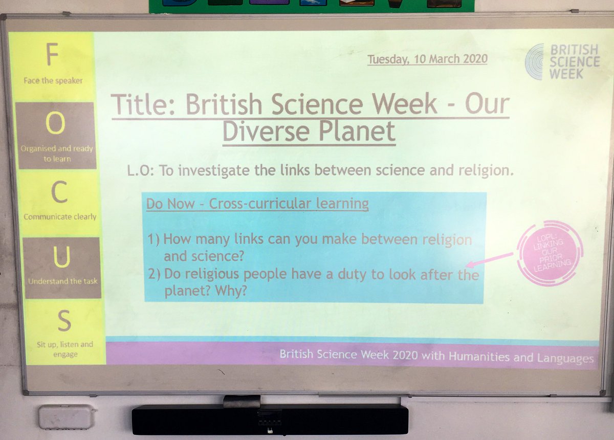 EssaHumanities's tweet photo. Y9 Religious Studies students are getting stuck into #BritishScienceWeek by making links between religion and science. @EssaAcadScience @EssaAcademy https://t.co/OdbhpW0hCd