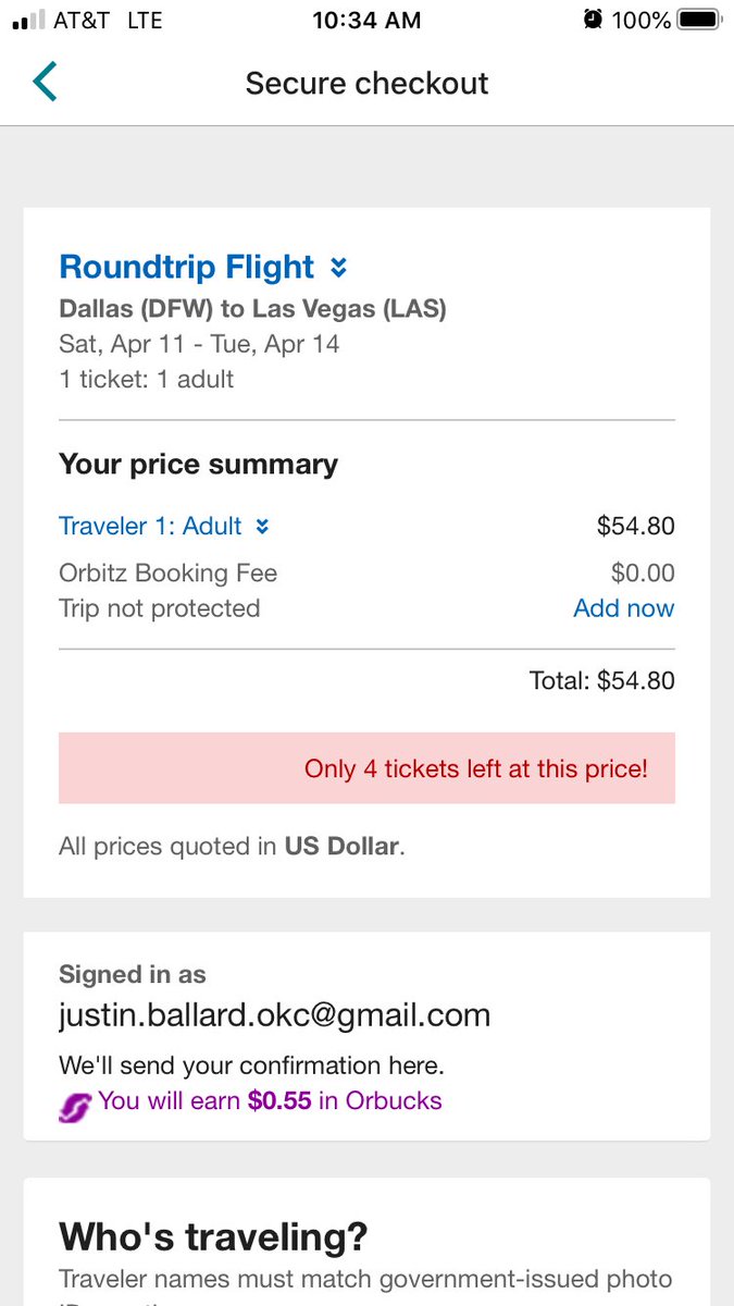 Jus10okc's tweet photo. Seriously if you have flexible dates and just want to get away. $55 to go to Vegas for 3 nights/4 days. https://t.co/OhubZtijIL