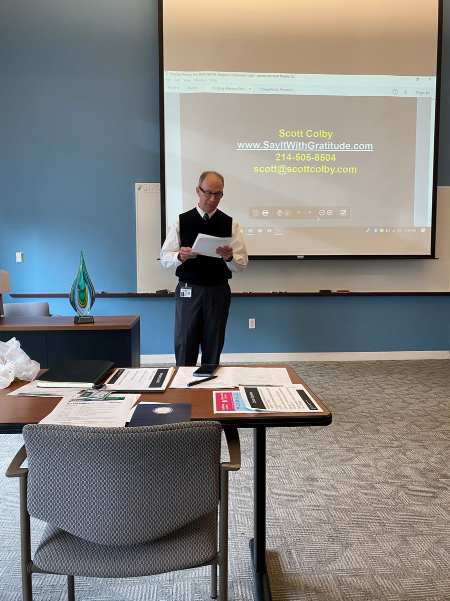 MeckClerk's tweet photo. In February, Clerk Chinn-Gary met with her supervisory staff at the first Clerk Management Meeting of the year. At the meeting, the next recipient of the Pass the Torch Leadership Award was recognized. Grant Harris passed the "torch" to Rebecca McAulay! https://t.co/fnuYB8FrYQ