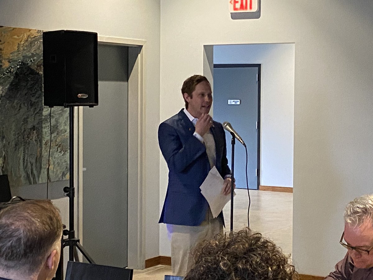 HillaryMueri's tweet photo. An honor to be in Hudson yesterday supporting my friend &amp; Fellow #veteran @RepWeinstein in kicking off his re-election campaign! 
#TeamToro #BlueWave2020 #FlipOH #OH14 https://t.co/jbnO4nC4bn