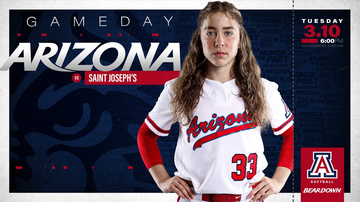 ArizonaSoftball's tweet image. 🥎 ⇉ [𝗚𝗔𝗠𝗘 𝗗𝗔𝗬] ⇇ 🥎

Midweek Showdown 😤

🆚 » @SJUHawks_SB 
🏟️ » Hillenbrand Stadium
⏰ » 6 p.m. MST
💻 » arizonawildcats.com/sblive
📊 » arizonastats.com
🎟️ » azcats.co/2020SBTix

#BearDown || #Attack