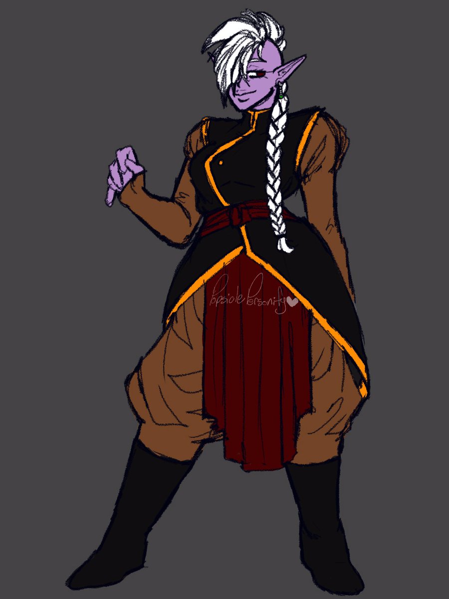 PopPersonify's tweet image. And finally the Supreme Kai of Universe 14, Kore! Her and Okka but heads a lot, she’s very sassy and condescending at times but she loves her universe with all her heart! 
Universe 14 is complete!