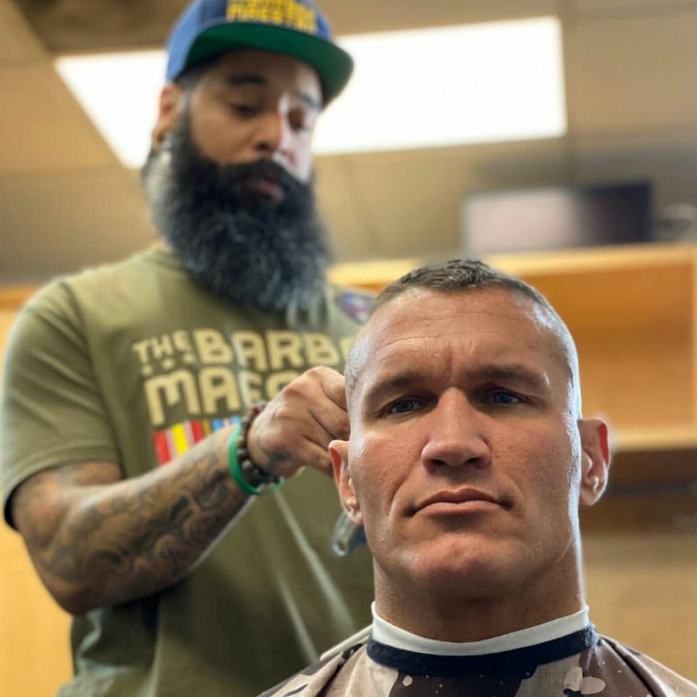 Randy Orton Hair iron Hairstyle WWE SmackDown, randy orton, head, arm,  sports png | PNGWing