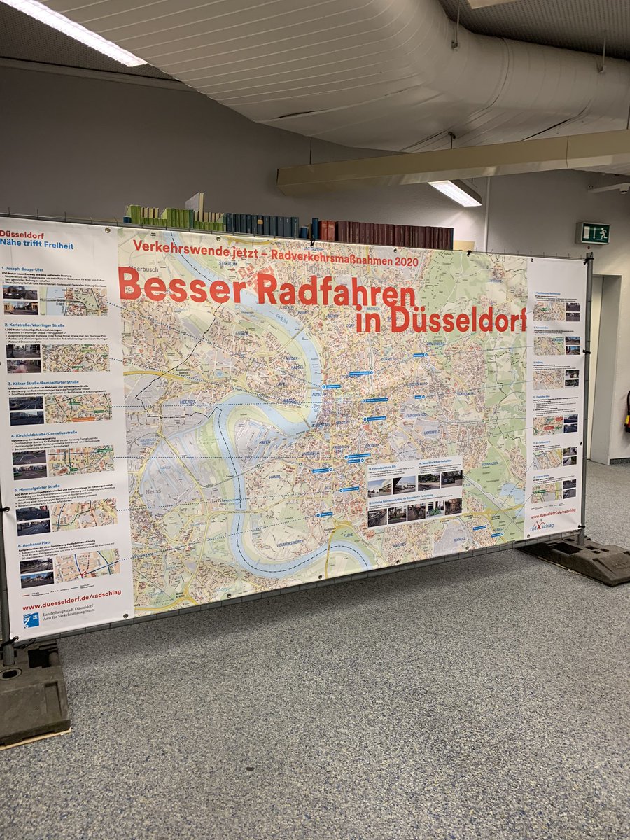 stadtbueduedorf's tweet photo. “Besser Radfahren in #Duesseldorf” - Die Infos gibt es auch auch noch länger in der Zentralbibliothek nach dem heutigen Fahrradaktionstag, alle Planungen für unsere Stadt. #KAP1Labor 🚲 https://t.co/HGK1xTXxmh