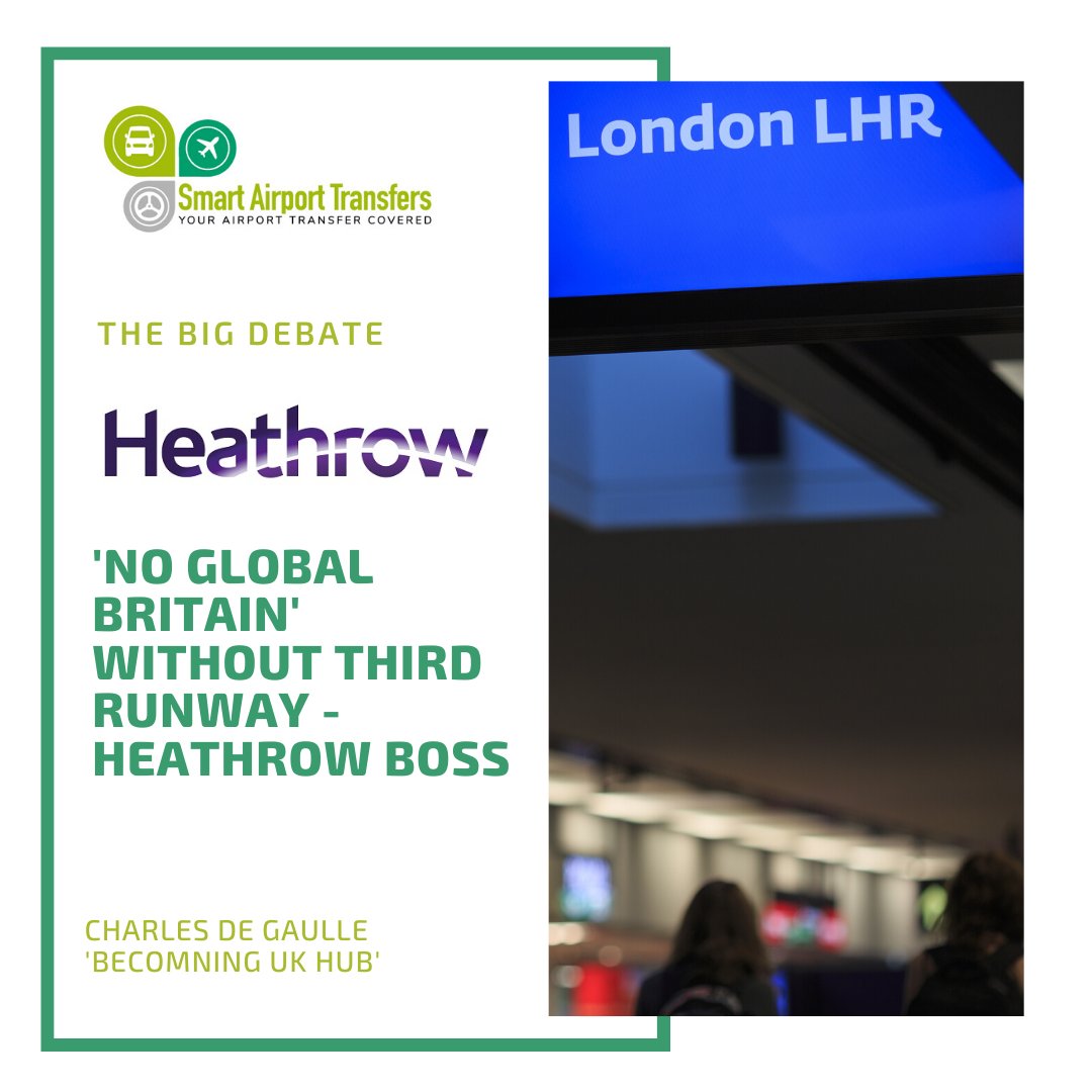 SmartTransfers's tweet image. Speaking to The Independent, Heathrow’s CE, John Holland-Kaye, has noted: “Charles de Gaulle airport in Paris has more connections to long-haul markets than Heathrow, and twice as many connections to UK cities than Heathrow has. Charles de Gaulle is becoming the hub for the UK."