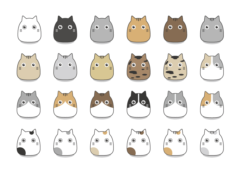 きりゅー いくすん 猫好きの皆さん よければ好きな猫を切り抜いてフリーアイコンとして使ってやってください 商用に使わなければご自由にして構いません フリーアイコン 猫好き 有償依頼受付中