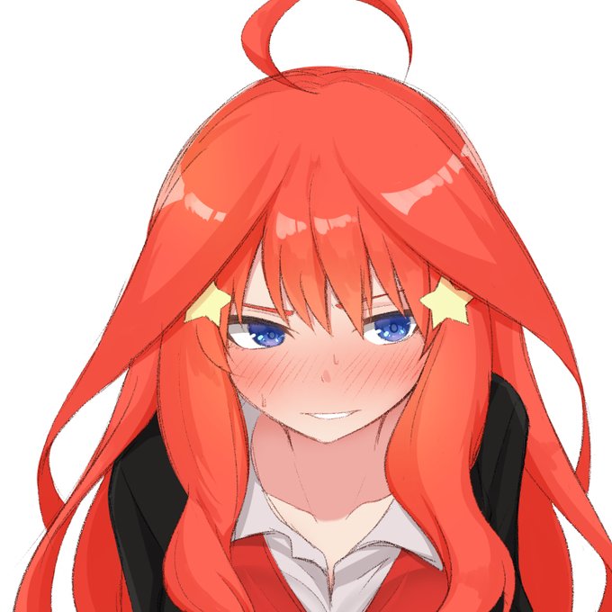 じぐりーさんがTwitterに投稿した中野五月(五等分の花嫁)のイラスト。