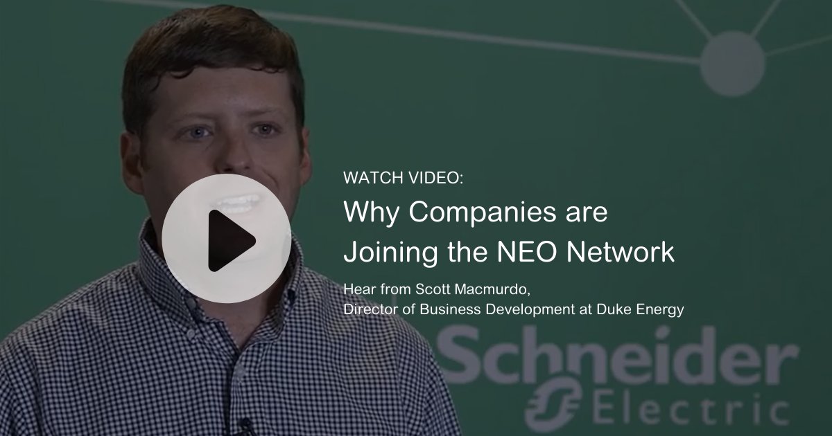 RenewableSarah's tweet photo. Why have over 260 companies across the globe joined the #NEONetwork? Hear from Scott Macmurdo, Director of Business Development at Duke Energy and NEO Network member, about joining NEO Network to get smart about your renewable energy strategy. https://t.co/opwwfd66Gd #LifeIsOn https://t.co/Wd3zQopYso
