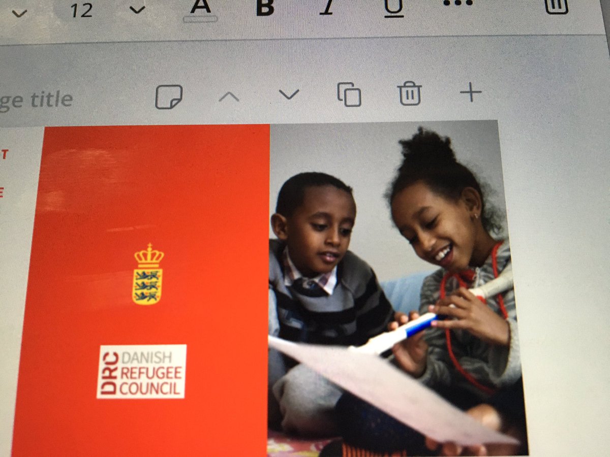 lilyrdavis's tweet photo. Very different second day at the Gofa office of DRC. Spent my time designing a brochure (in Tigrinya) to educate refugees about their rights here in Ethiopia. @ICSAddisHS @SihamCAS @MrDRedmond https://t.co/PKJMTChemR