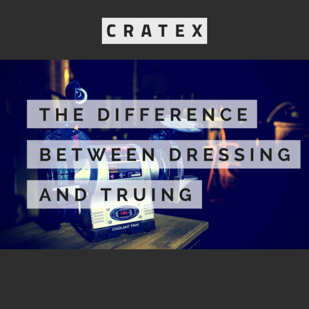 Both dressing and truing must be conducted in the purpose of creating satisfactory work. Both operations remove material from the grinding wheel.. #dressing #truing #cratex #cratextools #cratexsticks