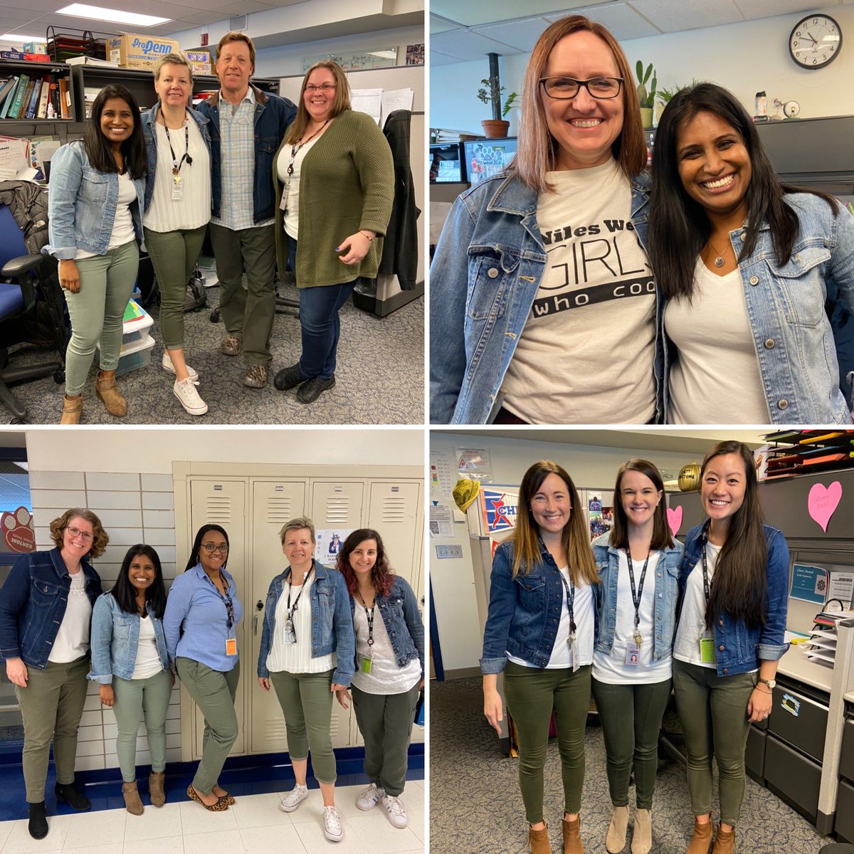 Today was a study in CONGRUENCE and SIMILARITY for #WestMaths during #WestSpringSpirit Week. Happy Twin Day, everyone!