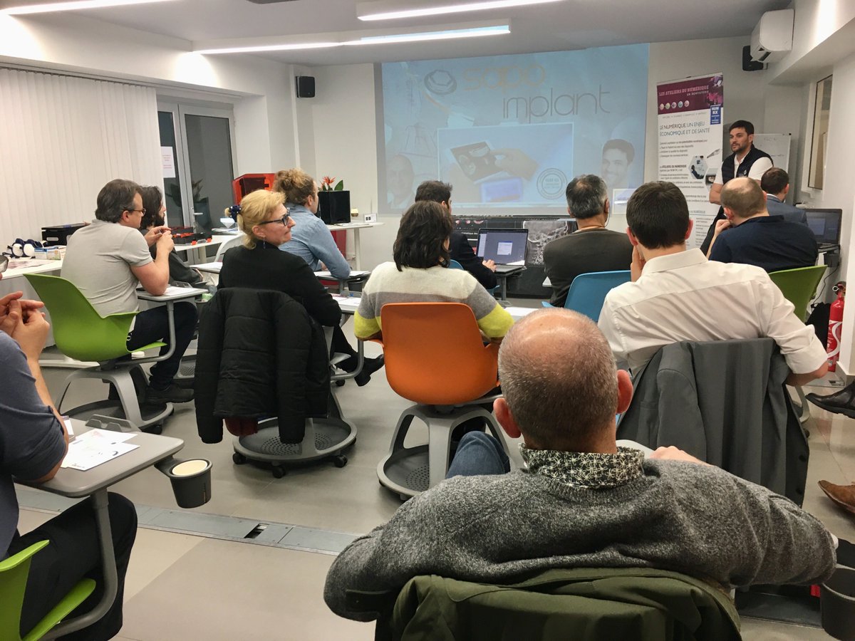 F3DFr's tweet photo. Des échanges très riches avec des professionnels passionnés lors du #Techday #Dentaire à #Paris le 5 mars dernier. Merci à Num RX, @CozyAirOfficiel et tous les participants pour ces échanges ! #3D #3DPro https://t.co/l3XvHFrSvo