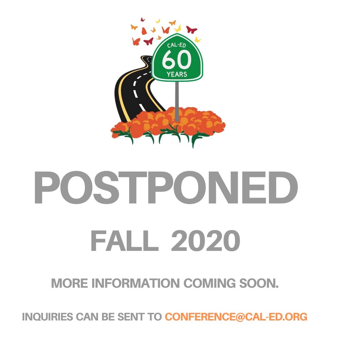 CaledOrg's tweet photo. More information will be shared at a later date. Enclosed in this post is a letter from President Lauren Maucere. Any questions can be sent to conference@cal-Ed.org. Be safe, everyone! #caled2020 #postponement #regrets https://t.co/nGWA1MHvOr
