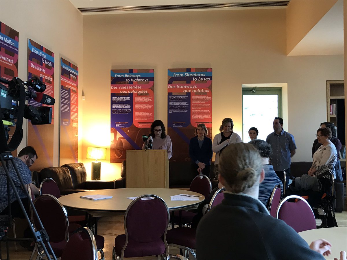 ShawnMenard1's tweet image. At the #transitchallenge2020 press conference wrapping up the challenge. What an excellent way to engage officials and regular transit users, with first had experience of positives and what needs improvement. #ottnews #ottawa #ottcity
