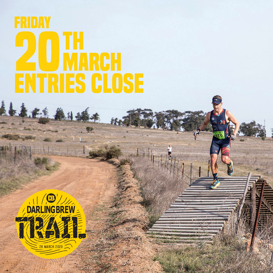DarlingBrew's tweet photo. LESS THAN 3 WEEKS until #DBTrail! Entries close at midnight, 20 March!⁠
⁠
28TH MARCH SCHEDULE
Registration - 6am⁠
21km - 7h30am⁠
12km - 8h00am⁠
6km - 08h30am⁠
Prize Giving - 11:00am⁠
Race Village closes 6pm⁠
⁠
Enter our first-ever #DBTrail at https://t.co/iSeeHpEw5L 🏃‍♀️🏃‍♂️ https://t.co/9zgJ5wwEQB