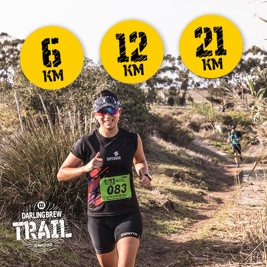DarlingBrew's tweet photo. LESS THAN 3 WEEKS until #DBTrail! Entries close at midnight, 20 March!⁠
⁠
28TH MARCH SCHEDULE
Registration - 6am⁠
21km - 7h30am⁠
12km - 8h00am⁠
6km - 08h30am⁠
Prize Giving - 11:00am⁠
Race Village closes 6pm⁠
⁠
Enter our first-ever #DBTrail at https://t.co/iSeeHpEw5L 🏃‍♀️🏃‍♂️ https://t.co/9zgJ5wwEQB