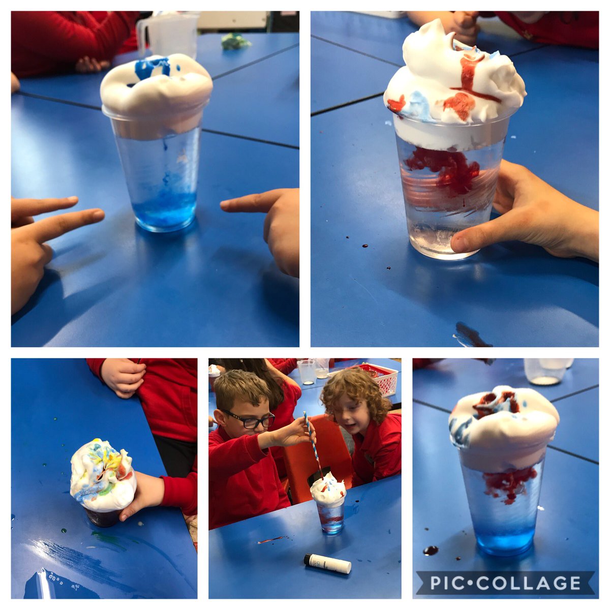 TerraceRoad's tweet photo. #TRPhares started our day by exploring the water cycle. We used some fantastic scientific vocabulary like evaporation, condensation, precipitation and accumulation. We made our very own clouds and watched our multicoloured rain break through ๐ง #TRPstem #BSW20 https://t.co/CFVTLJQP17