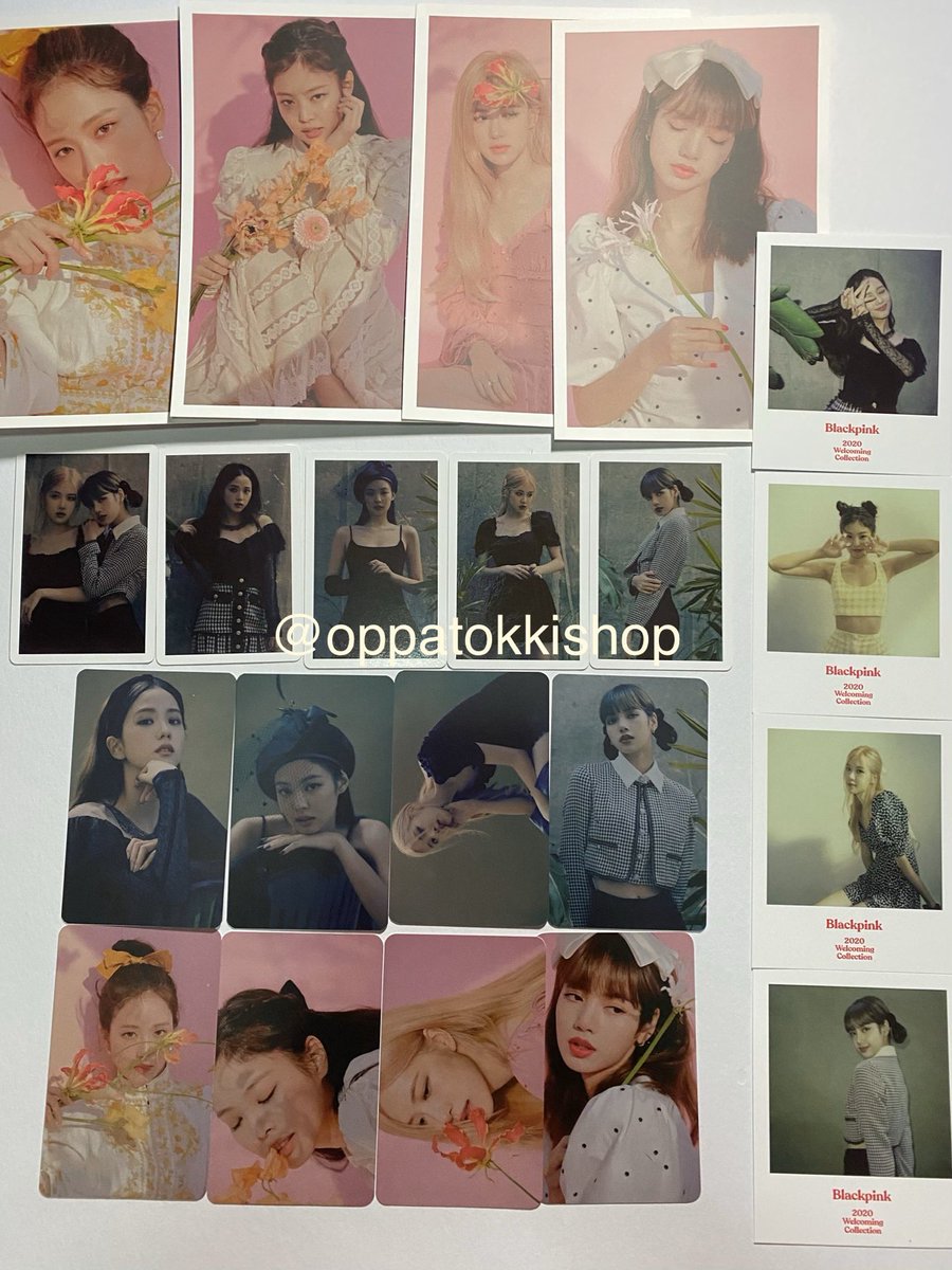 OppaTokkiShop's tweet photo. 🐰WTS/LFB BLACKPINK 2020 WELCOMING COLLECTION TINGI🐰

OT4 Set
Postcard Set- 300php
Photocard B Set- 350php
Polaroid A Set- 350php
Ktown4u POB set-400php 

Jennie Lisa Jisoo Rose set-350 per member 

📅 3 days reservation
📍ph only
📩DM/reply to reserve

#OTSOnhand
#Blackpink https://t.co/W72fnL6cxY
