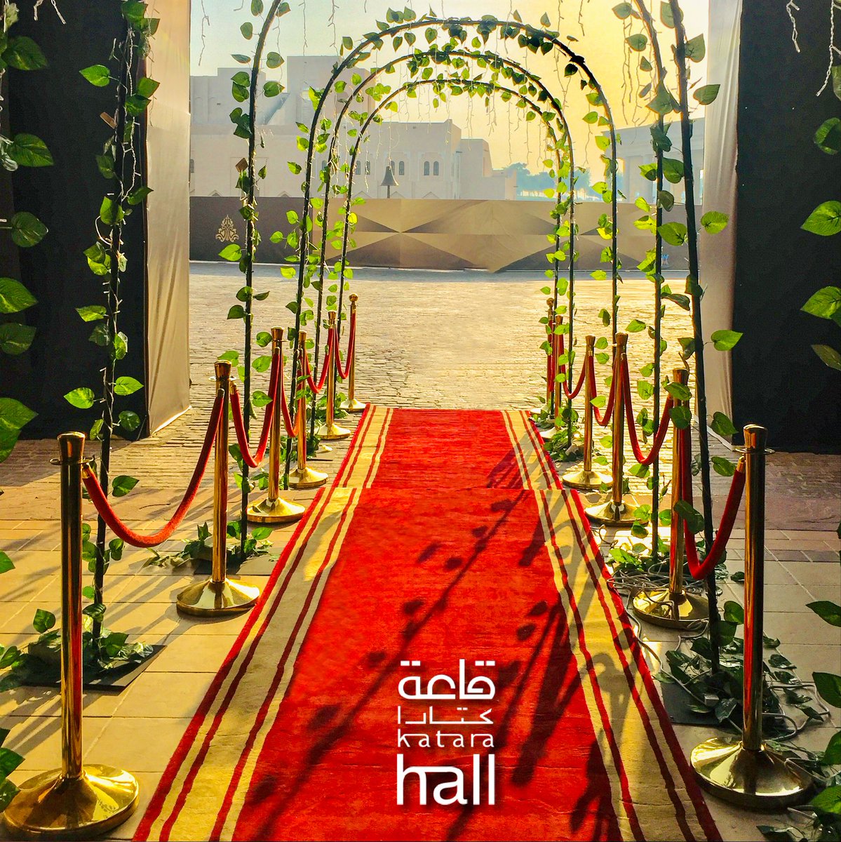 KataraHall's tweet photo. مع قاعة كتارا رحبوا بضيوفكم في ��جواء من الفخامة على السجادة الحمراء 

Welcome your guests at Katara Hall with fancy red carpet entrance 

#كتارا_ملتقى_الثقافات #كتارا #Katara #فعاليات #مناسبات #events #qatarevents https://t.co/U6v3utDauI