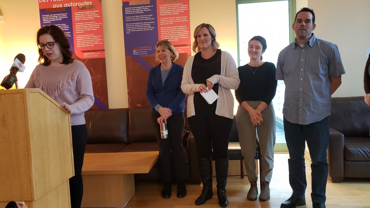 OttTransitRider's tweet image. @ottawacity Hall #TransitChallenge2020 press conference wrap up @OttTransitRider @freetransitott @HealthTransport @EcologyOttawa