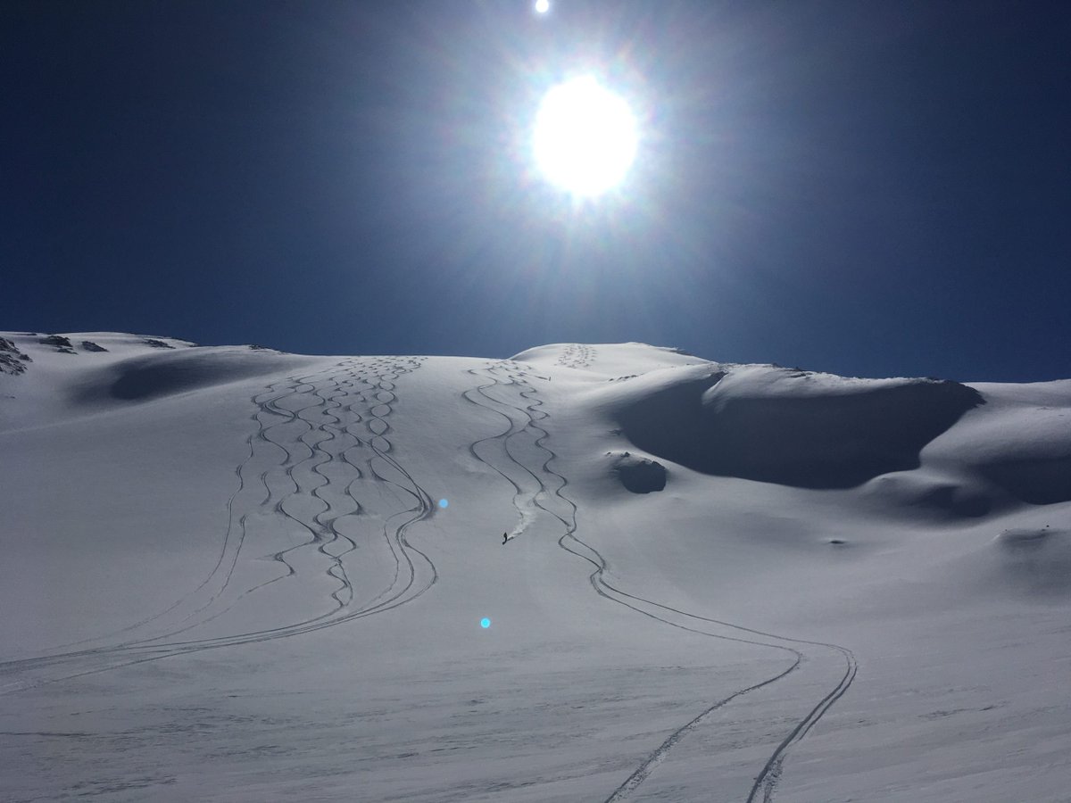 Traffic Report: Skiing in the Bridge Glacier Area today yielded amazing snow and blue sky. No delays in the fast lane...

📍: ”Lion’s Gate” #MyTyax