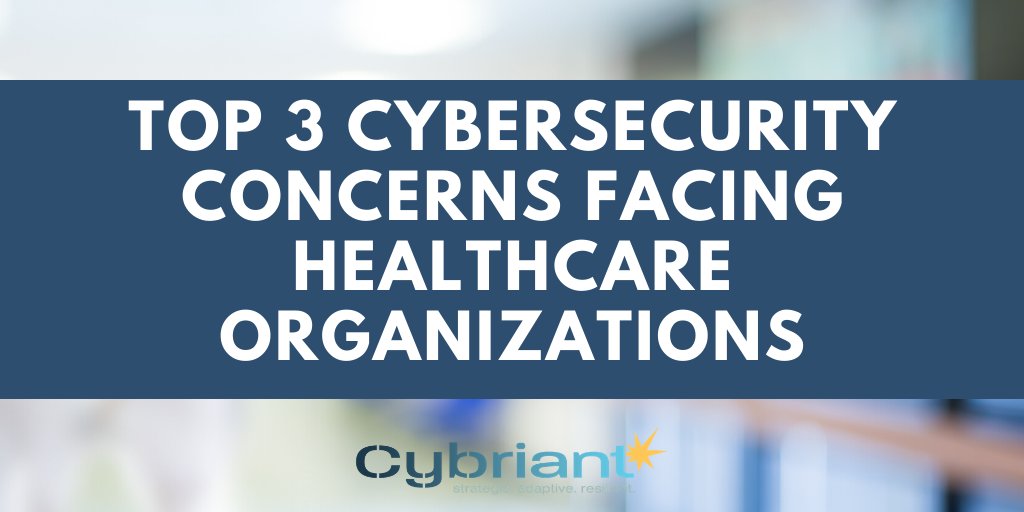 myblogguest's tweet image. Top 3 Cybersecurity Concerns Facing Healthcare Organizations cybriant.com/top-3-cybersec… RT @CybriantMSSP