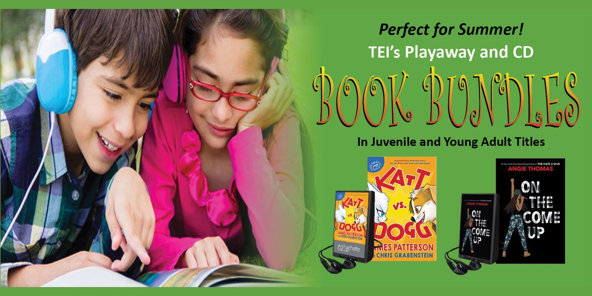 TEILandmark's tweet photo. Did you know that TEI offers customizable CD and Playaway Book Bundles? Perfect for struggling and emerging readers and ready for circulation! Click here to find out more!
https://t.co/fWvgEqOhqa https://t.co/bV4bFhw2Rz