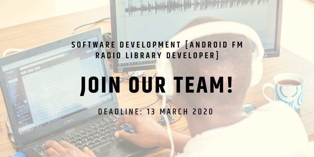 Caruchy's tweet image. UNjobs: RT UNGlobalPulse: 📢We're looking for software developer to design and build an application for tuning FM on Android. 

You will work from home &amp;amp; be part of a team of specialists for one of our projects using #radiodata for the #SDGs. 

➡️ …