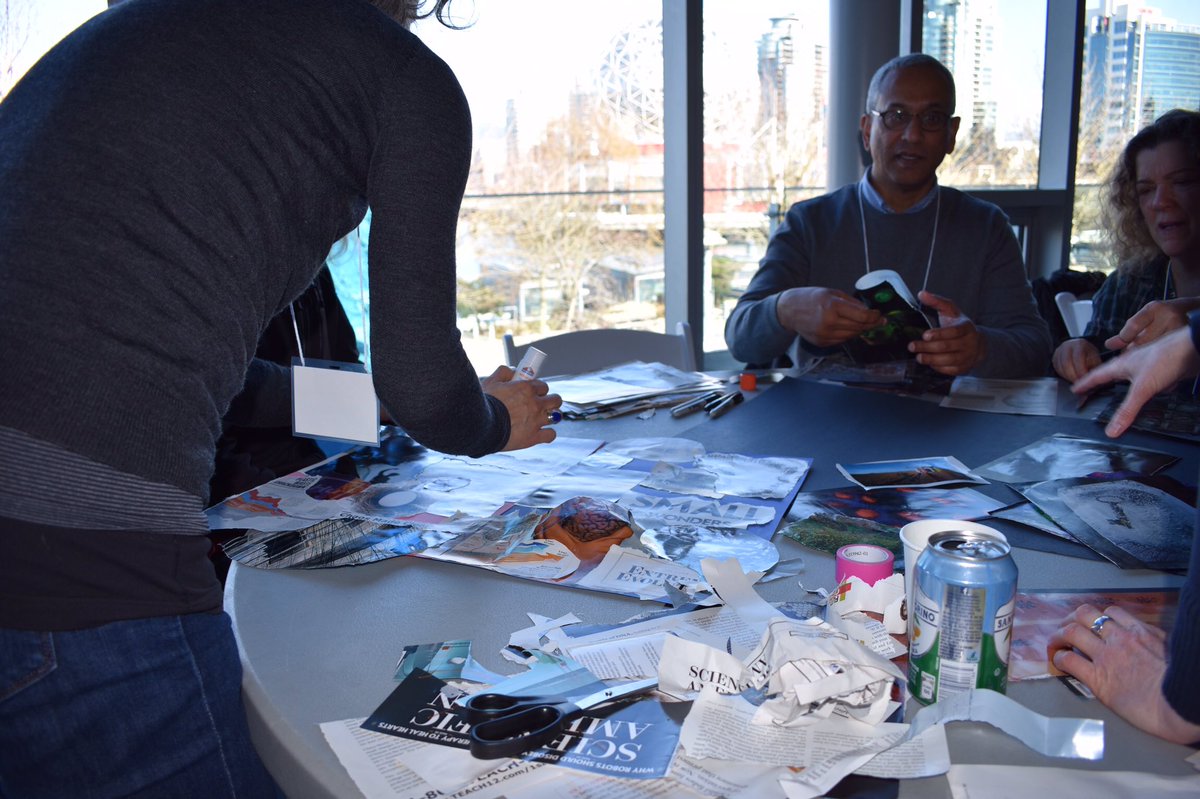 monikastolar's tweet photo. Some action shots from the @artthescience #sciart #scicomm workshop for BC Science Outreach @scienceworldca. #STEAMbc #symbiosisca https://t.co/ghKlQm9gdV