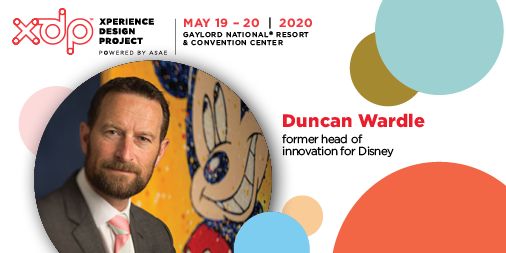 XDPbyASAE's tweet photo. Former Head of Innovation &amp; Creativity at Disney, @DuncanJWardle will join us as this year's opening keynote. Learn how he infused a culture of innovation across the world’s most creative company. Get your tickets for #myXDP today! https://t.co/1wy8ilJUdd https://t.co/oKykXF8Cbt
