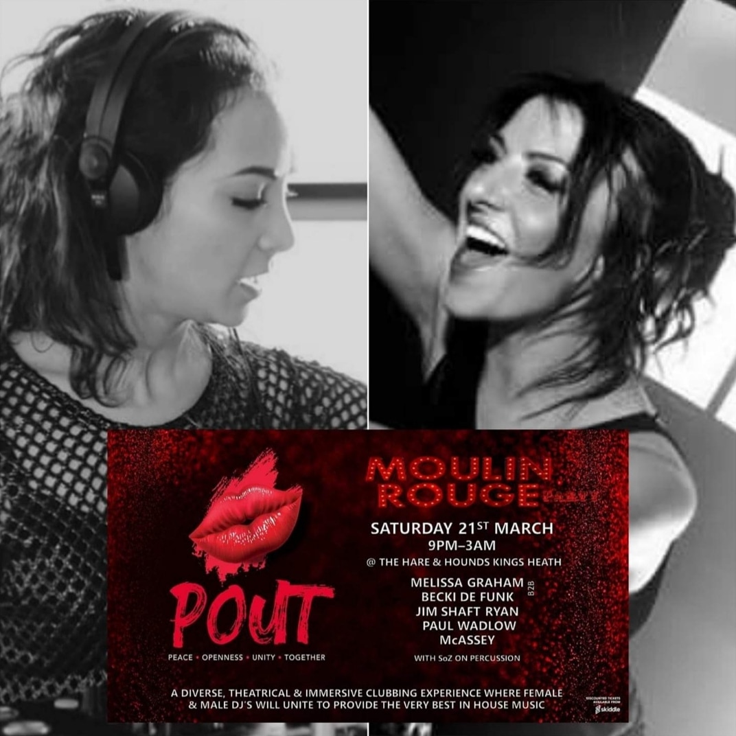 OhMelissaGraham's tweet photo. Looking forward to hanging out with this Cool chic @becki.de.funk when we go B2B on the 21st @pouttogether. ๐๐
Tickets below
https://t.co/m2ArptXZM0
#pout #DJ #beckidefunk #melissagraham #MUSIC #partytime #housemusic #happy #club #girlswhomix #producer https://t.co/iGPf2KWUtz