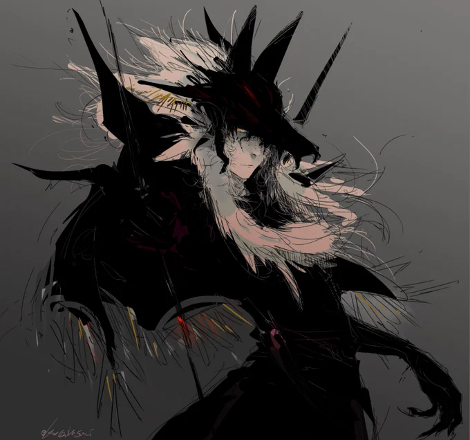 黒犬カーシー #創作 