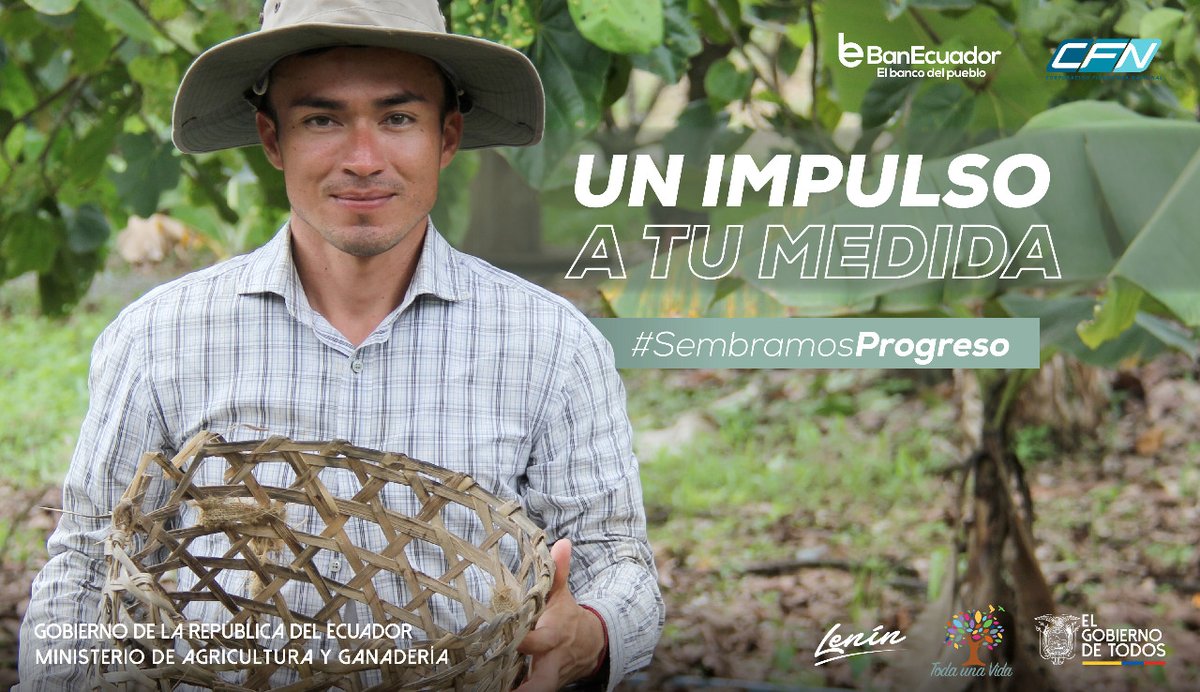 AgriculturaEc's tweet photo. El futuro se construye en el campo, por eso hoy brindamos a nuestro #JovenRural una oportunidad a su medida. Pronto sabrás como cumplimos sueños y #SembramosProgreso. https://t.co/PSAXUkjOpR