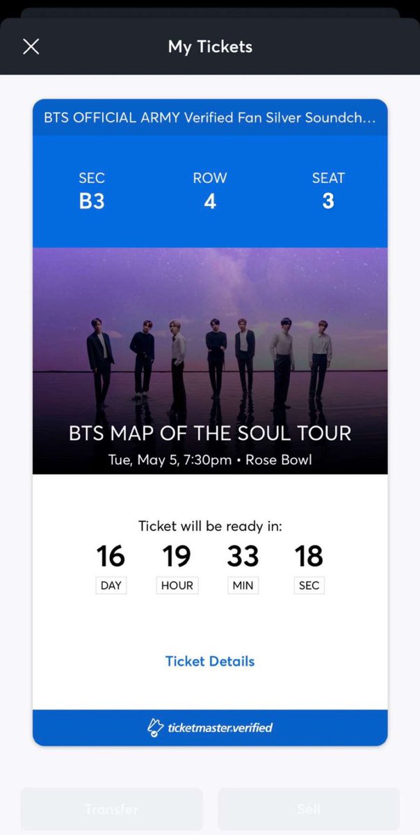 angelevani's tweet photo. If anyone is interested #btstickets #ticketsforsale #rosebowlbts https://t.co/8EdToHhmAm