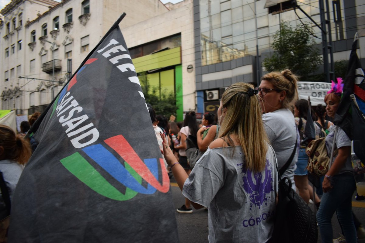 SATSAIDcordoba's tweet photo. #8M "Día Internacional de la Mujer Trabajadora"
#9M ➡️ #MARCHAMOSJUNTAS
#MujeresDeTelevision
#MujeresDelSATCba
#TrabajadorasSomosTodas ✊🏻👭
#SatsaidCba
@satsaidnacional https://t.co/9VB1VdzDDC