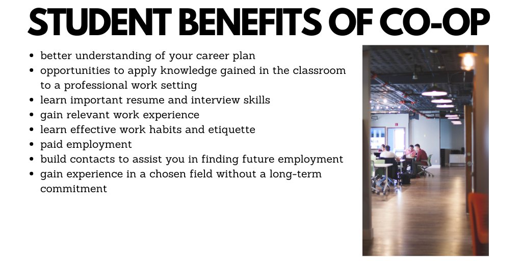 Are you a student? Top ways that #WILpower on a co-op term can benefit you: 1) Network with industry professionals 2) Earn money to help with tuition 3) Explore different careers. #EWO2020 There’s many more: ewo.ca/site/students