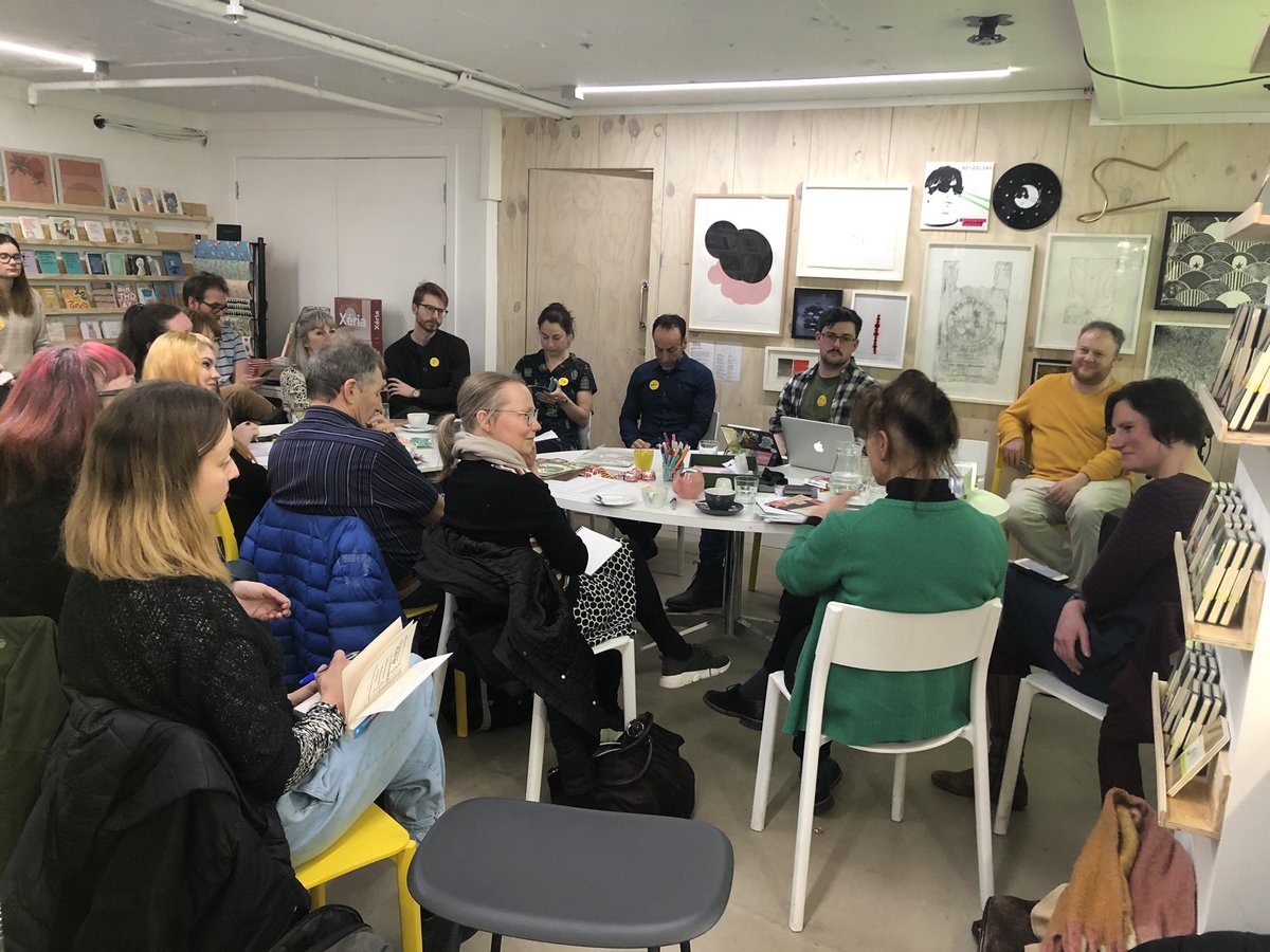 CreateInf's tweet photo. Great to hear the experiences that some of today’s attendees have had with digital vs physical publishing - important to remember that quality control is always important whether publishing online or in print #CIStudios https://t.co/MhSZmIHF4O