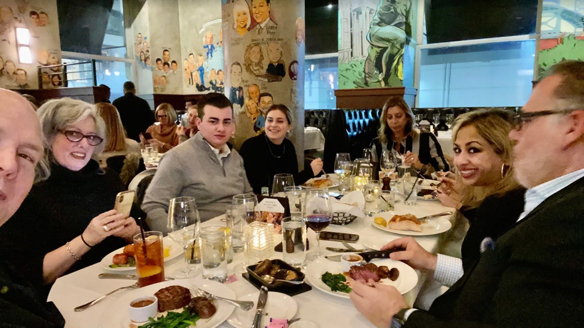 HughE_Dillon's tweet photo. The @ThePalm_PHL had no prior notification before this morning. When I called they were still in shock and upset. It was heartbreaking. Right now they're calling all the folks who made reservations to tell them https://t.co/DkbqsQdPHr The gang and I there in January. #phillynews https://t.co/oNb5HiKduk