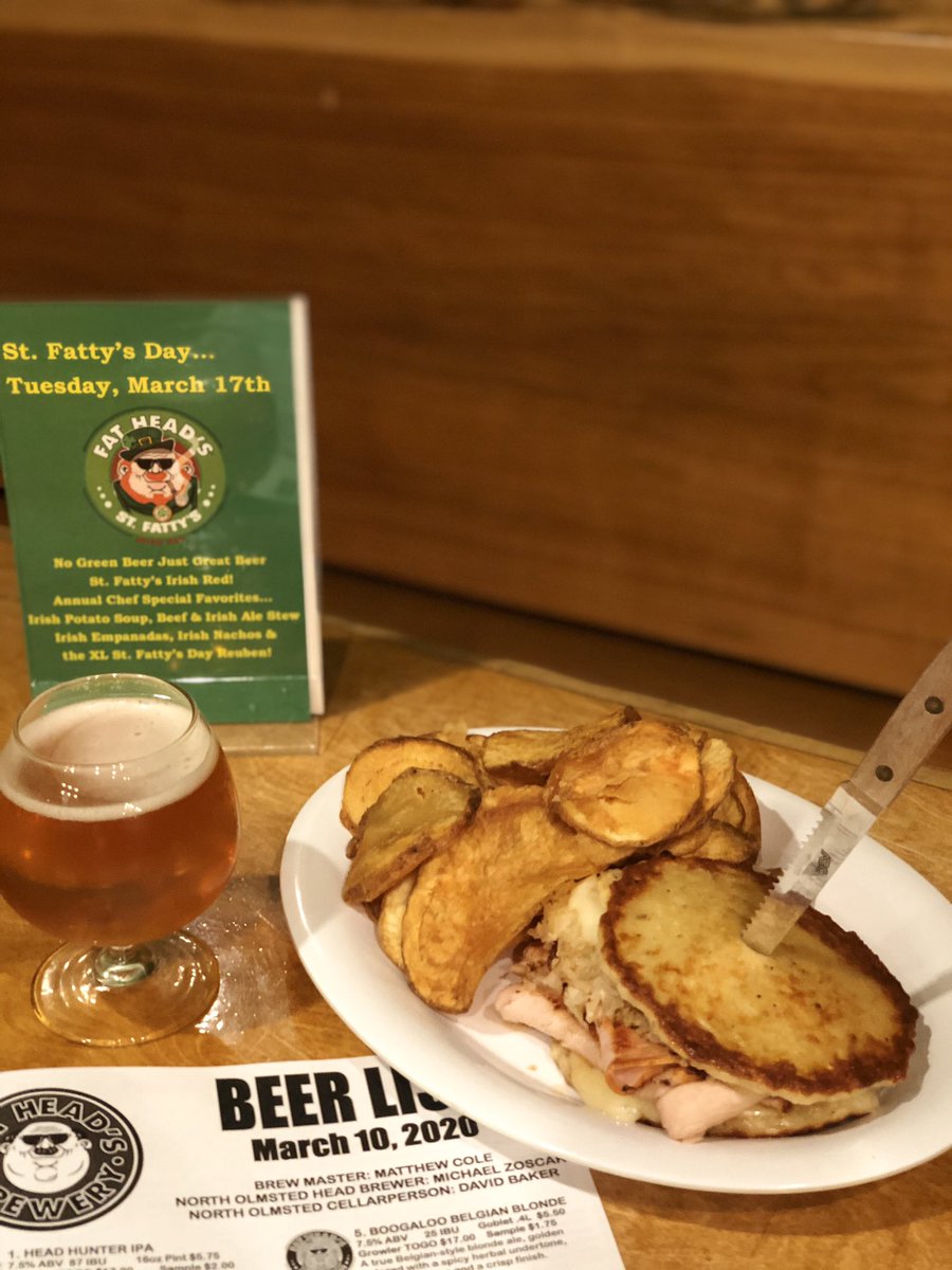 Chef Derek outdid himself, Turkey Rueben on Latkes, today’s special deliciousness.