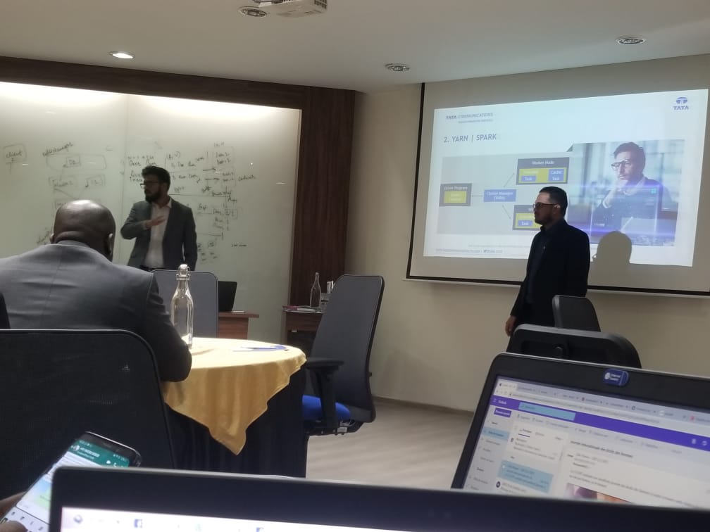 RealSmartAfrica's tweet photo. The #SkillAfrica program continues in Pune covering #FTTXNetworkDesign, #cloudcomputing & #Bigdata. Expert trainers from @Tata_TCTSL are sharing technical knowledge with Engineers coming from #Benin, #BurkinaFaso, #CôtedIvoire, #Egypt ,#Gabon, #Mali, #SierraLeone, #Togo. https://t.co/VmXcyJzPA7