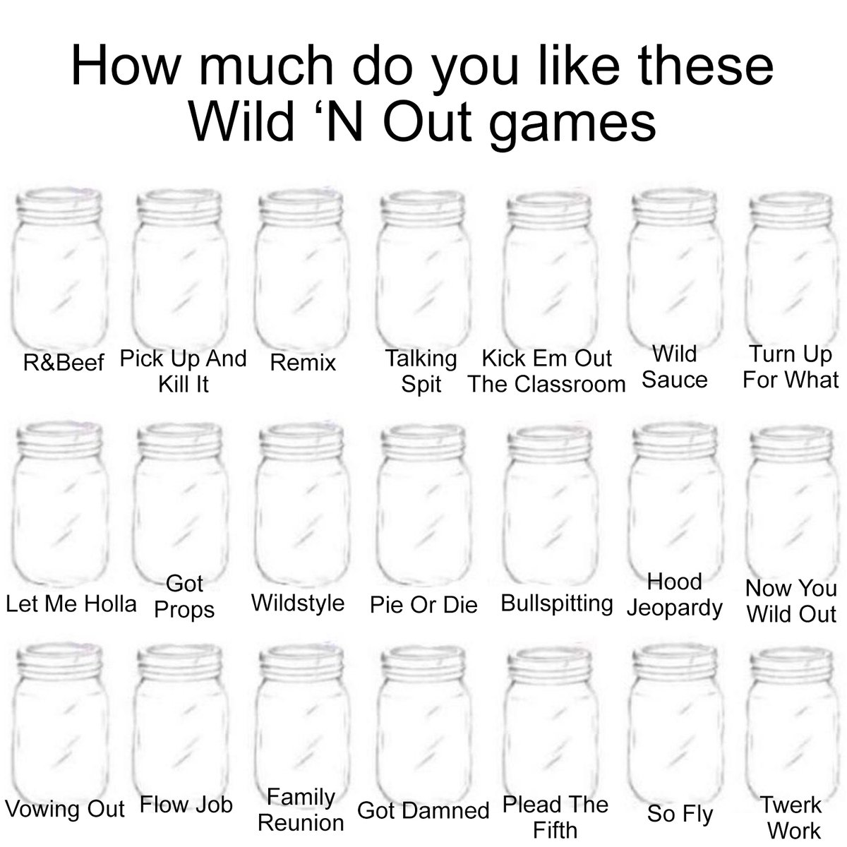 Wild 'N Out on X: How much you putting in your cup? #WildNOut   / X