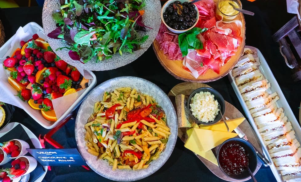 It was lovely to cater for <a href="/TAITTowers/">TAIT</a> again last week in The Green Room <a href="/ProductionPark_/">Production Park</a> 

#catering #food #USA #eventprofs