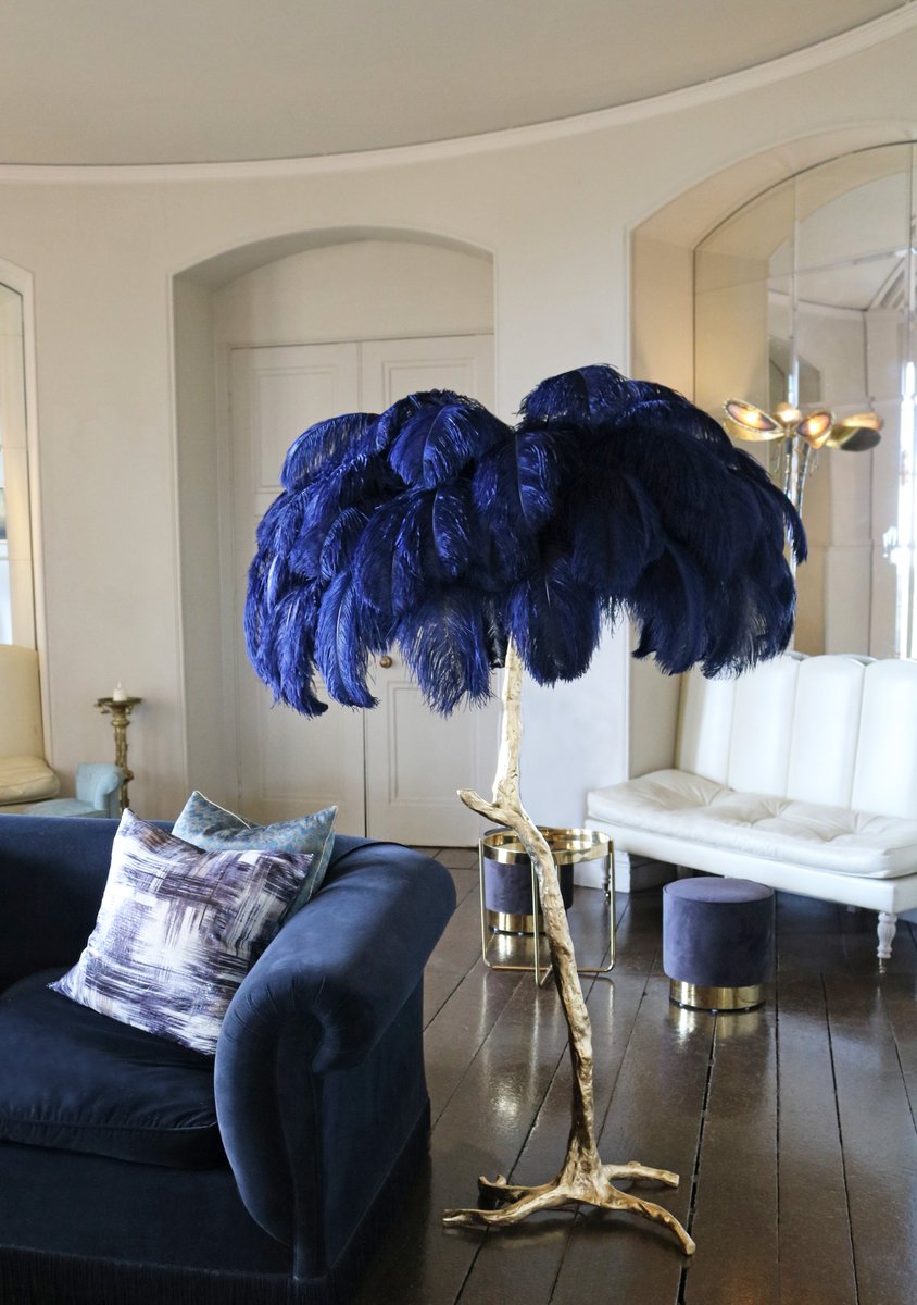 moderngrandtour's tweet image. NEW IN AND EXCLUSIVE // The Feather Lamp with Navy Blue Plumes. Email info@amoderngrandtour.com #amoderngrandtour #aynhoepark #potd #featherlamp #feathers #interior #blueinterior #pantone2020 #interiordesign #design #art #homewear #lighting #designer #lifestyle #interiorblogger
